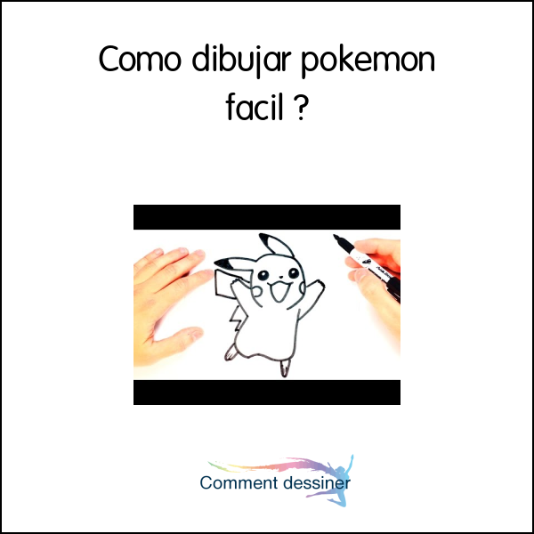 Como dibujar pokemon facil